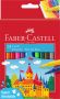 Faber Castell Viltstift Faber-Castell 24 stuks karton etui assorti - Thumbnail 2
