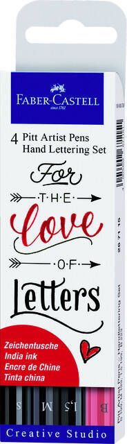 Faber Castell Tekenstift Faber-Castell Pitt Artist handlettering love