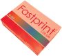 Fastprint Kopieerpapier A4 120gr felrood 250vel - Thumbnail 2