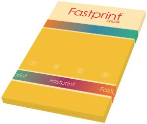Fastprint Kopieerpapier A4 120gr goudgeel 100vel