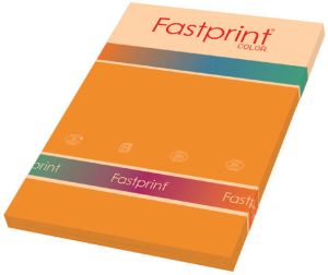 Fastprint Kopieerpapier A4 120gr oranje 100vel