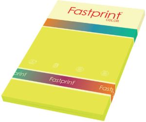 Fastprint Kopieerpapier A4 120gr zwavelgeel 100vel