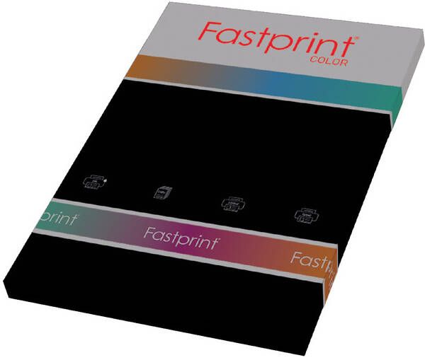 Fastprint Kopieerpapier A4 160gr zwart 50vel