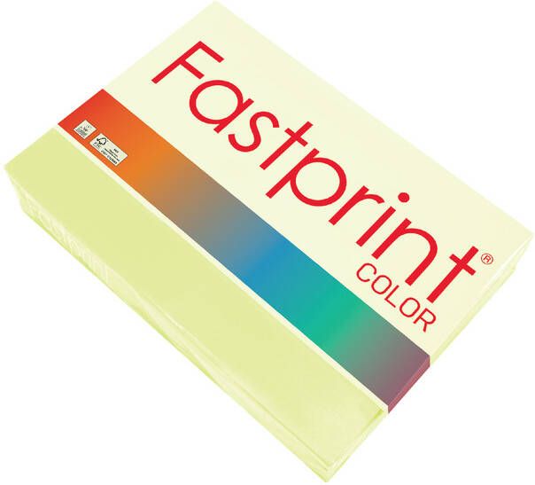 Fastprint Kopieerpapier A4 80gr citroengeel 500vel