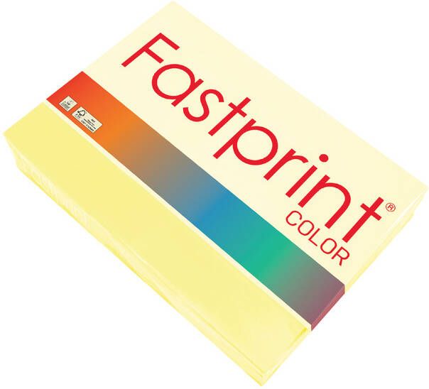 Fastprint Kopieerpapier A4 80gr geel 500vel
