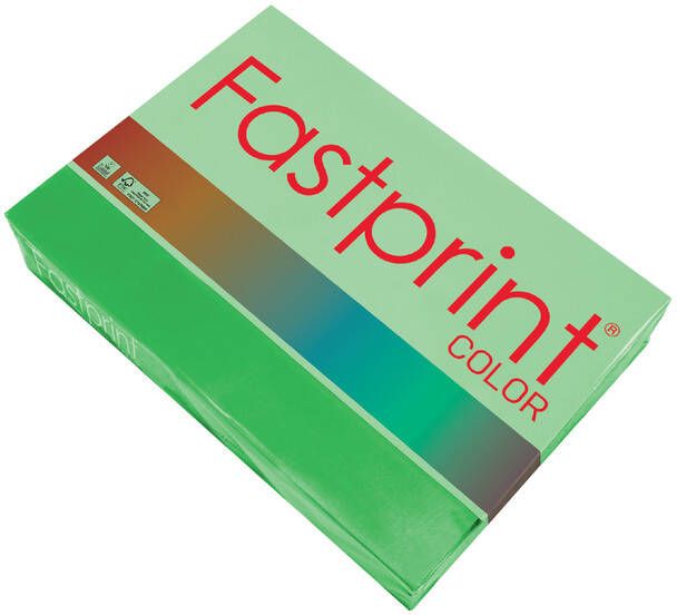 Fastprint Kopieerpapier A4 80gr grasgroen 500vel