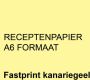 Fastprint Receptpapier A6 80gr kanariegeel 2000vel - Thumbnail 2