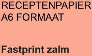 Fastprint Receptpapier A6 80gr zalm 2000vel
