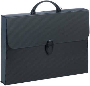 Favorit Tekenkoffer Every Line 375x270x50mm zwart