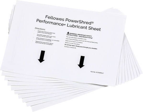 Fellowes Olievellen voor papiervernietiger Powershred Performance+