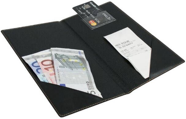 Securit Betaalmap Trendy 23 x 13 cm zwart