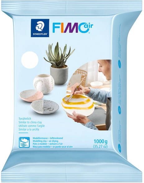 Fimo Staedtler Boetseerklei Fimo Air 1000gram wit