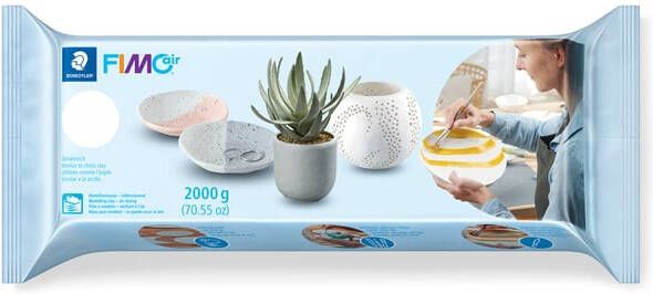Fimo Staedtler Boetseerklei Fimo Air 2000gram wit