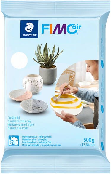 Fimo Boetseerklei Staedtler air wit pak van 500 g