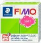 Fimo Staedtler Boetseerklei Fimo soft 57 gram appelgroen - Thumbnail 1