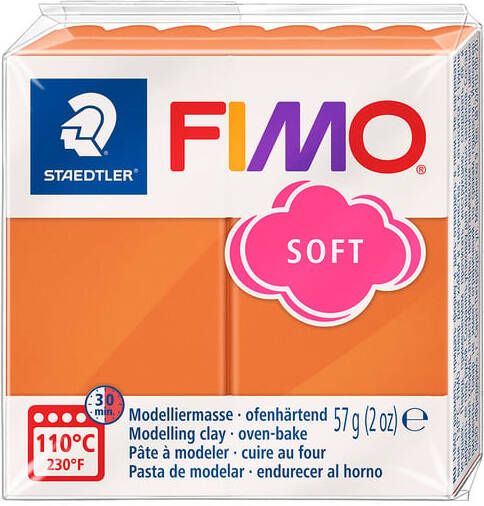 Fimo Staedtler Boetseerklei Fimo soft 57 gram cognac