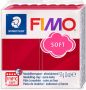 Fimo Staedtler Boetseerklei Fimo soft 57 gram kersrood - Thumbnail 1