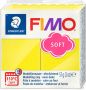 Fimo Staedtler Boetseerklei Fimo soft 57 gram limoengeel - Thumbnail 2