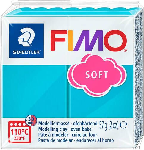 Fimo Staedtler Boetseerklei Fimo soft 57 gram pepermunt