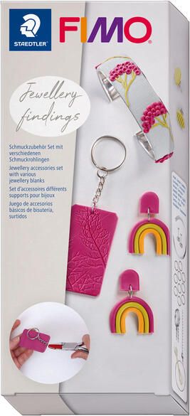 Fimo Staedtler Sieraden accesoires Fimo set 1 Jewellery Findings