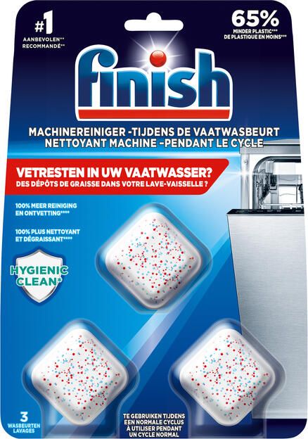 Finish Vaatwasmachine-reiniger tabs 3 stuks