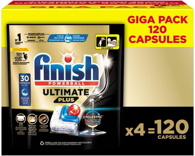 Finish Vaatwastabletten Ultimate plus 120 stuks gigapack