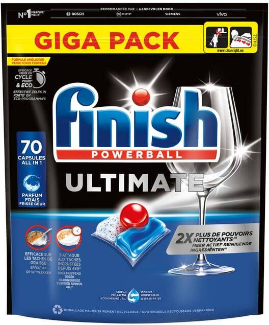 Finish Vaatwastabletten Ultimate Regular 70 stuks