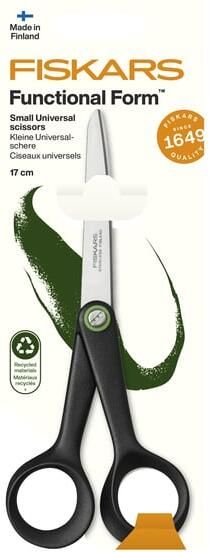 Fiskars Schaar Functional Form universeel klein 17cm zwart