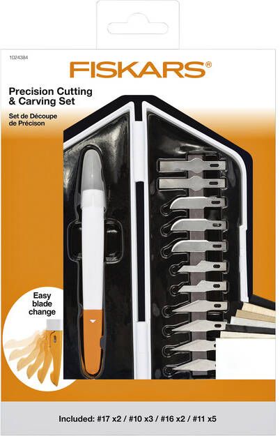 Fiskars Snijmes Premium Precision 12delig