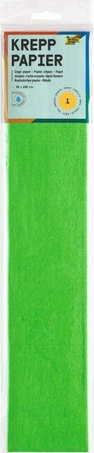 Folia Paper Crêpepapier Folia 250x50cm nr140 kerstgroen - Foto 2