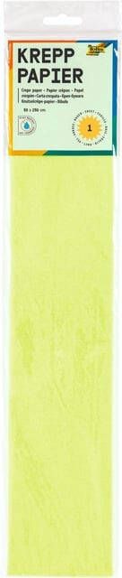 Folia Paper Crêpepapier Folia 250x50cm nr145 lichtgroen