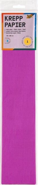 Folia Paper Crêpepapier Folia 250x50cm nr154 cyclaam - Foto 2