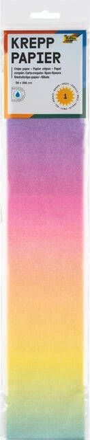 Folia Paper Crêpepapier Folia regenboog 250x50cm 10 kleuren