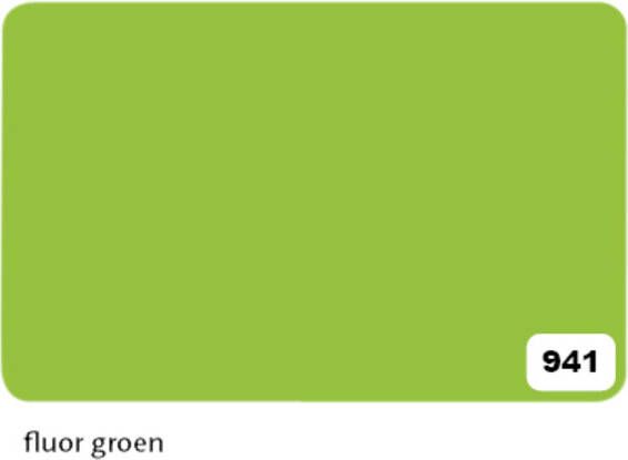 Folia Paper Etalagekarton folia 48x68cm 380gr nr941 fluor groen