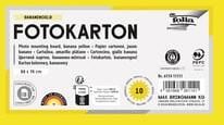 Folia Paper Fotokarton Folia 2-zijdig 50x70cm 300gr nr14 zonnegeel