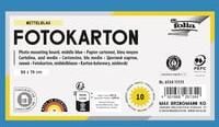 Folia Paper Fotokarton Folia 2-zijdig 50x70cm 300gr nr34 middenblauw