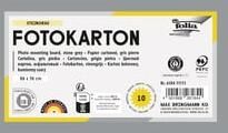 Folia Paper Fotokarton Folia 2-zijdig 50x70cm 300gr nr84 grijs