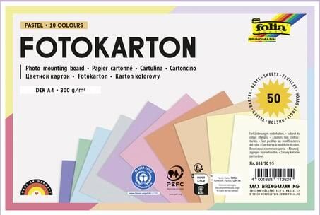 Folia gekleurd fotopapier pastel ft A4 pak van 50 vel in 10 geassorteerde kleuren - Foto 2