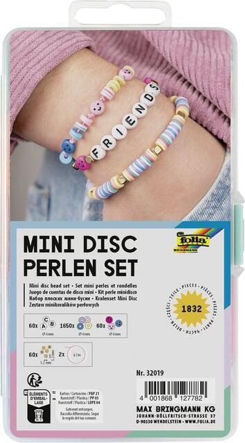 Folia Paper Kralenset Folia mini disc 1832-delig assorti