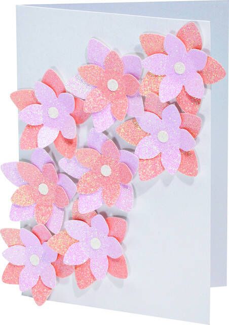 Folia Paper Glitterkarton Folia 174x245mm blokÃ¡ 6 pastelkleuren