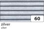 Folia Paper Golfkarton Folia E golf 50x70cm 250gr nr60 zilver - Thumbnail 2