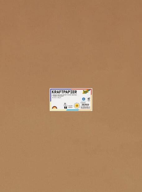 Folia Paper Kraftpapier Folia 50x70cm 120gr 25 vel