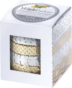 Folia Paper Washi tape Folia hotfoil zilver &amp goud