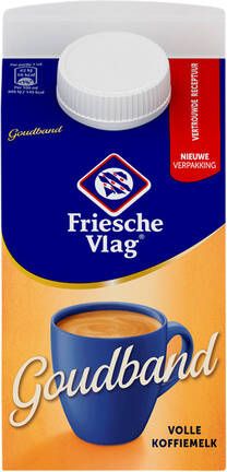 Friesche vlag Koffiemelk Friesche vol goudband 455ml
