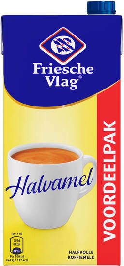 Friesche vlag Koffiemelk halvamel 930ml