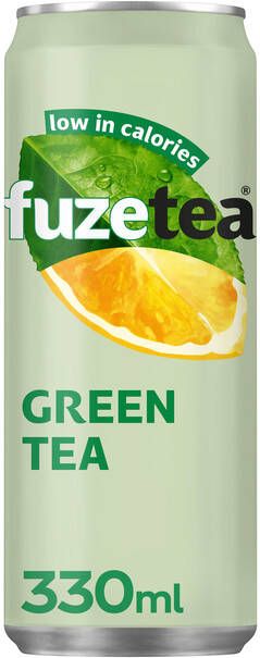 Fuze Tea Frisdrank green tea blik 330ml