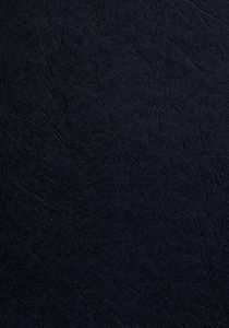GBC Voorblad A4 lederlook zwart 100stuks