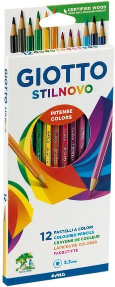 Giotto Kleurpotlood Stilnovo set Ã  12 kleuren