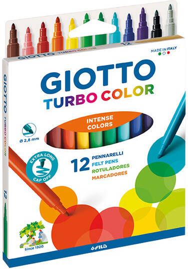 Giotto Viltstift Turbo Color assorti 12st