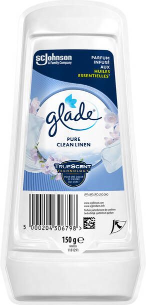 Glade Luchtverfrisser Gel Continu Pure Clean Linen 150gr